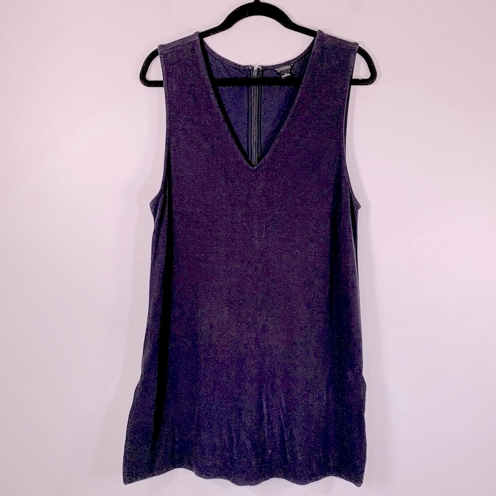 Ann Taylor Sleeveless Casual Summer Women’s Size L Midnight Blue Dress Sheath